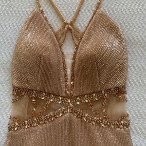 Evening gown ROSE GOLD